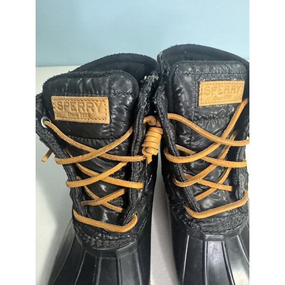 Sperry Womens 8 Rain Boot Waterproof Outdoor Quilted Saltwater Duck STD80755 - Picture 4 of 7